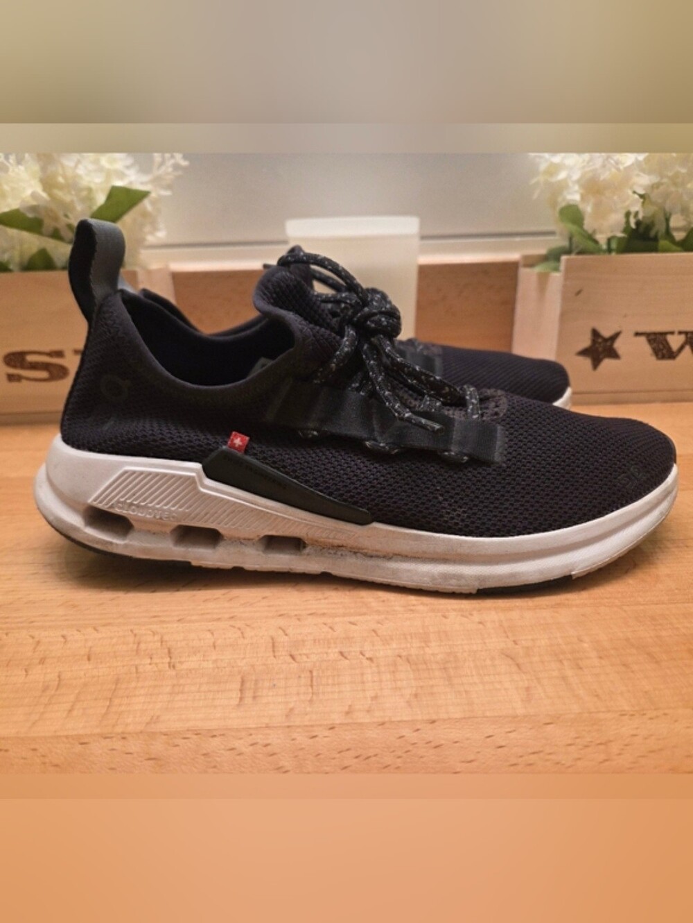 On Cloudeasy Sneakers Sustainable Lifestyle Shoe Black Rock Womens Size 9